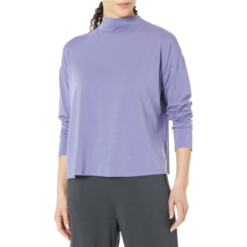 Eileen Fisher Funnel Neck Box Top