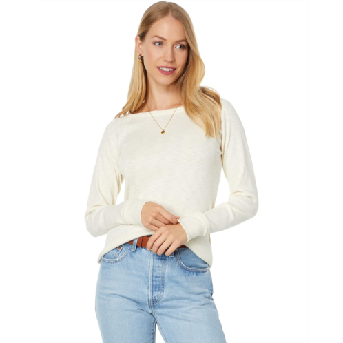 Womens Lilla P Long Sleeve Raglan Boatneck