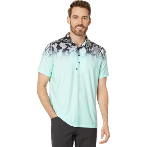 Mens Jamie Sadock Faded Snake Short Sleeve Polo