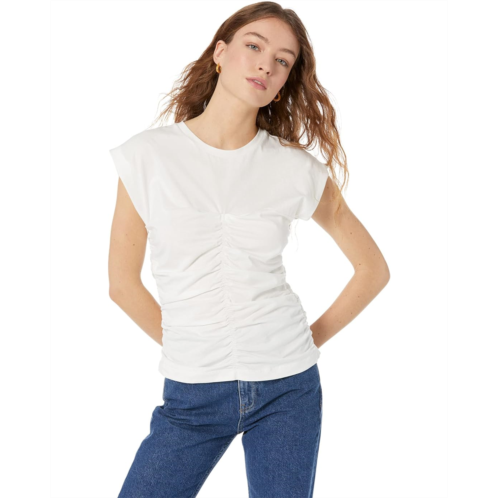 MANGO Kleinfru Ruched Front T-Shirt