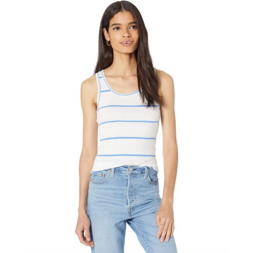 Three Dots Heritage Rib Rocker Stripe Tank