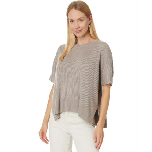 Womens Splendid Georgie Rib Short Sleeve Sweater