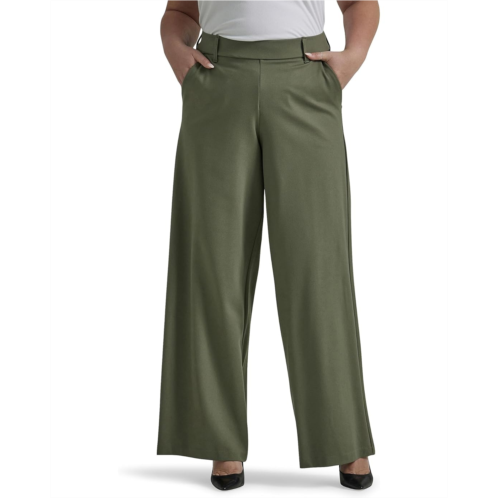 Womens Lee Plus Size Any Wear Wide Leg Pants