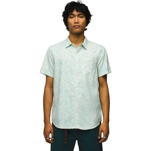 Mens Prana Lost Sol Printed Short Sleeve Shirt Standard Fit