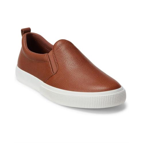 POLO RALPH LAUREN Haddley Tumbled Leather Slip-On Sneaker