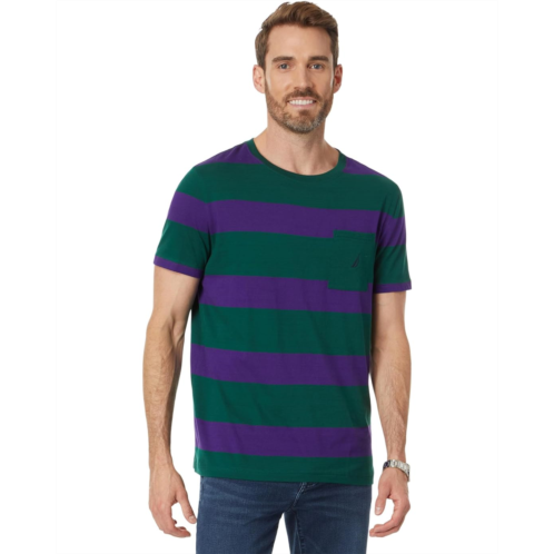 Nautica Striped Crew Neck T-Shirt