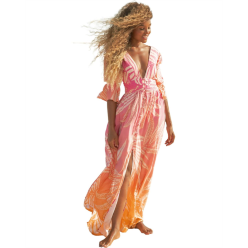 Womens Maaji Ombre Foliage Aria Long Dress