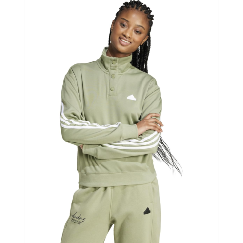 Adidas Iconic Wrapping 3-Stripes Snap Track Jacket