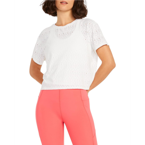 NIC+ZOE Active Lace Tee