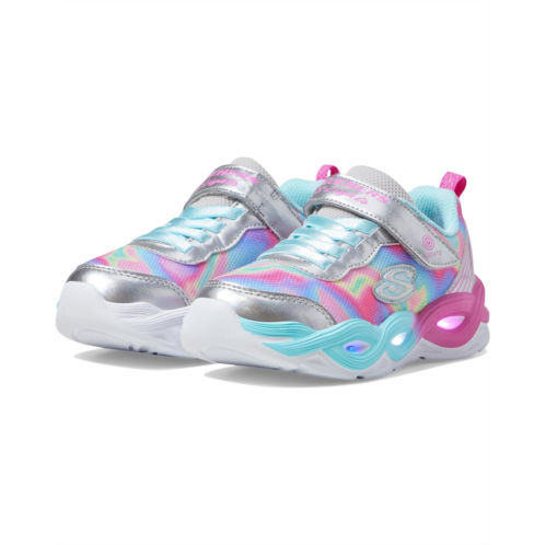 SKECHERS KIDS Twisty Glow - Sorbet Swirl 303716L Light Up Sneaker (Little Kid/Big Kid)