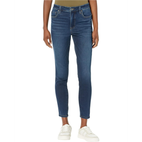 KUT from the Kloth Donna High-Rise Fab AB Ankle Skinny Regular Hem in Beatify