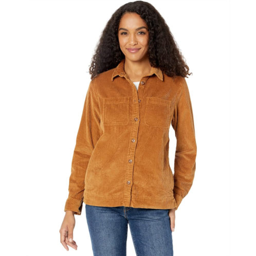 L.L.Bean Womens LLBean Comfort Corduroy Relaxed Shirt Long Sleeve