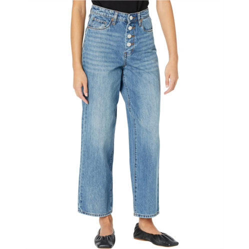 Blank NYC Baxter Rib Cage Jeans - Rib Cage Straight Leg in Damage Control