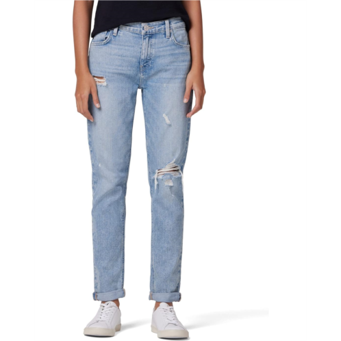 Hudson Jeans Lana Boyfriend Ankle w/ Rolled Hem in Summer Breeze