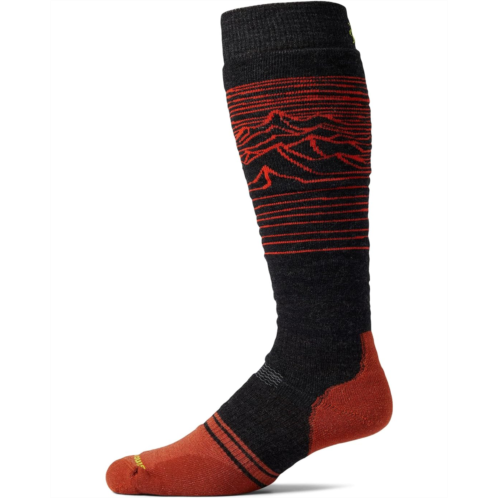 Mens Smartwool Snowboard Full Cushion Iguchi Pattern Over-the-Calf Socks