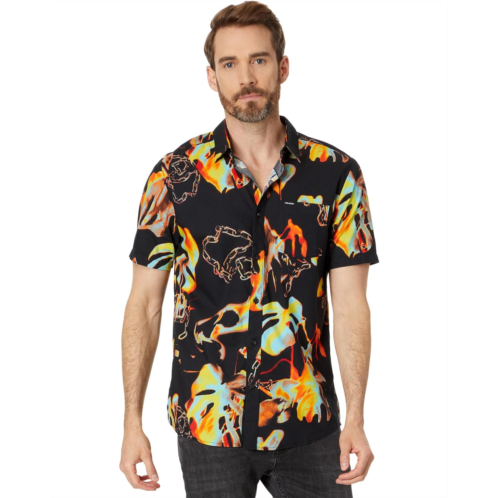 Mens Volcom Paradise Bound Short Sleeve Woven