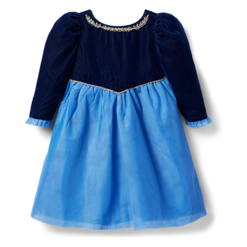 Janie and Jack Frozen Velvet Dress (Toddler/Little Kid/Big Kid)