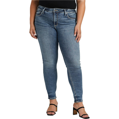 Silver Jeans Co. Plus Size Suki Mid-Rise Skinny Jeans W93136ECF380