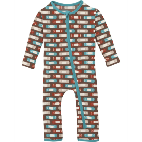 Kickee Pants Kids Print Coverall with Zipper (Infant)