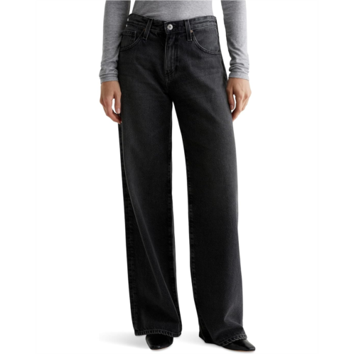 Womens AG Jeans Adria Low Rise Baggy Wide Leg in Overnight