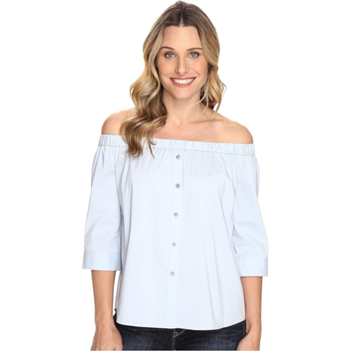 Womens Vince Camuto 3/4 Sleeve Off Shoulder Blouse