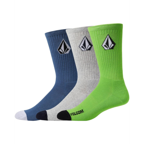 Mens Volcom Full Stone Socks 3-Pack