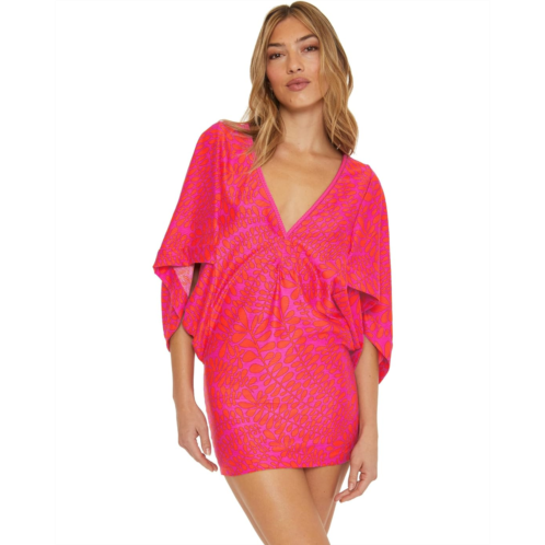 Trina Turk Trellis Braided V-Neck Swim Dress