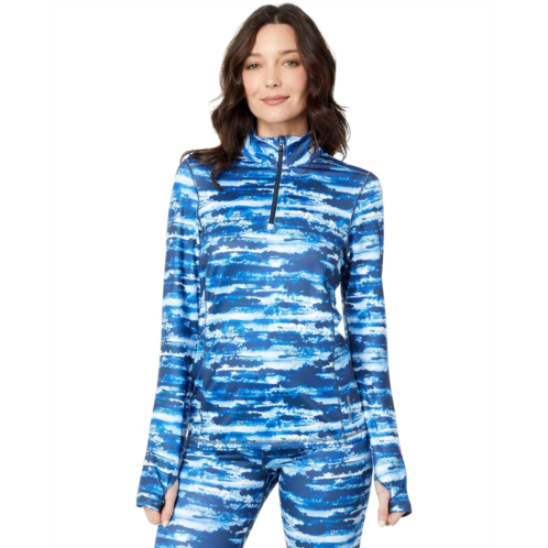 Hot Chillys Micro-Elite Chamois Printed Zip-T