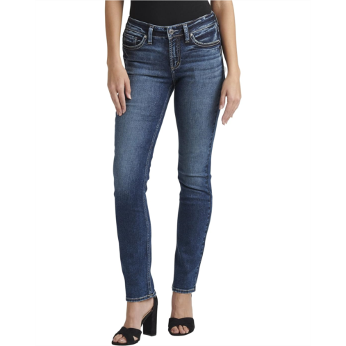 Silver Jeans Co. Suki Mid-Rise Straight Leg Jeans L93413EGX434