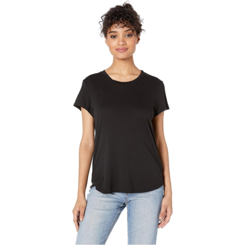 Womens Splendid Abbie Short Sleeve Modal Jersey Crew Tee