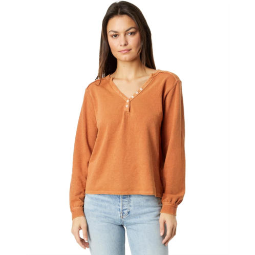 Womens Billabong Sunday Vibes Long Sleeve Knit Top