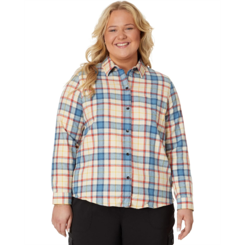 L.L.Bean Womens LLBean Plus Size Scotch Plaid Shirt