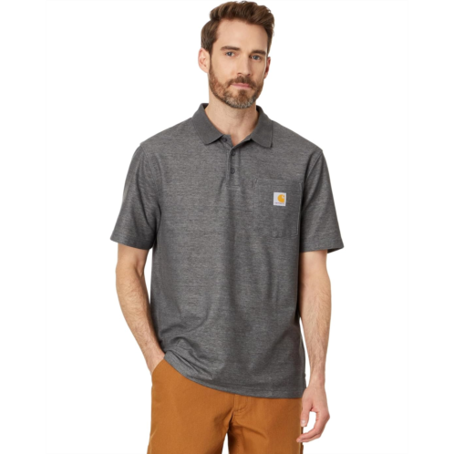 Mens Carhartt Loose Fit Midweight Short Sleeve Pocket Polo