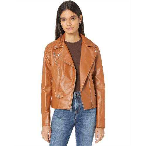 Sam Edelman Asymmetrical Zip PU Moto Jacket