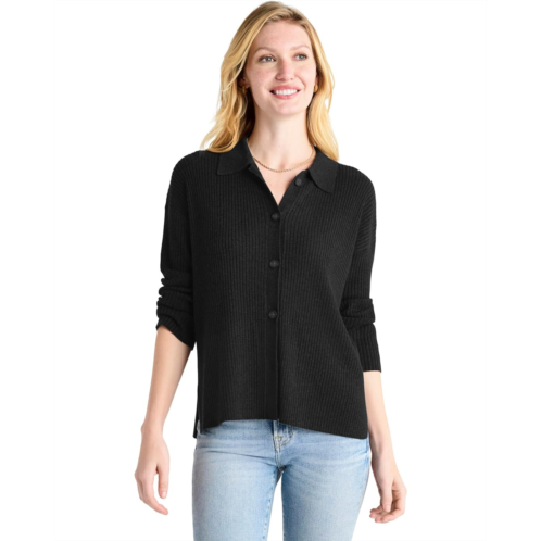 Womens Splendid Georgie Polo Button Down