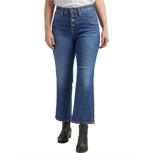 Womens Jag Jeans Phoebe High-Rise Cropped Bootcut Jeans