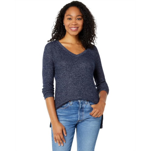 Womens Dylan by True Grit Waffle Raglan-V