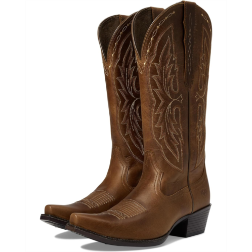 Womens Ariat Heritage X Toe Elastic Calf