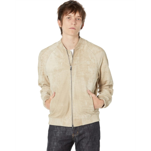 Mens John Varvatos Alex Jacket-Souvenir Jacket with Raw Edge L1414Y2