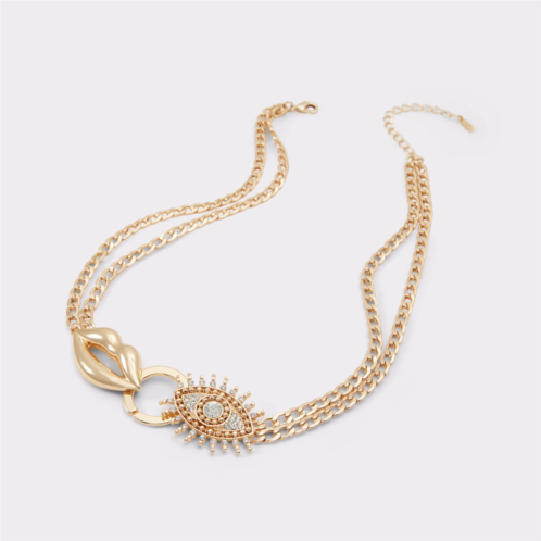 ALDO Wantsum Gold/Clear Multi Womens Necklaces