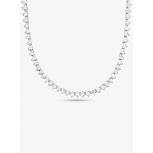 Michaelkors Precious Metal-Plated Sterling Silver Cubic Zirconia Necklace