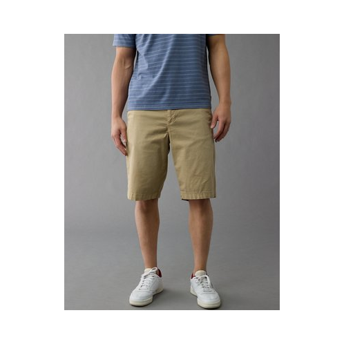 American Eagle AE Flex 12 Longer Length Lived-In Khaki Short