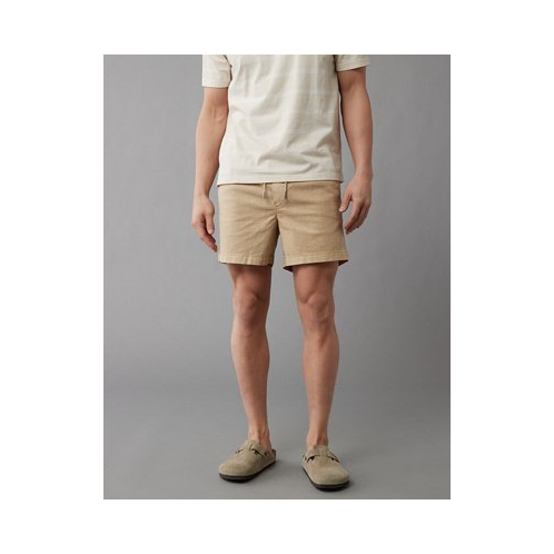 American Eagle AE Flex 5 Linen-Blend Trekker Short