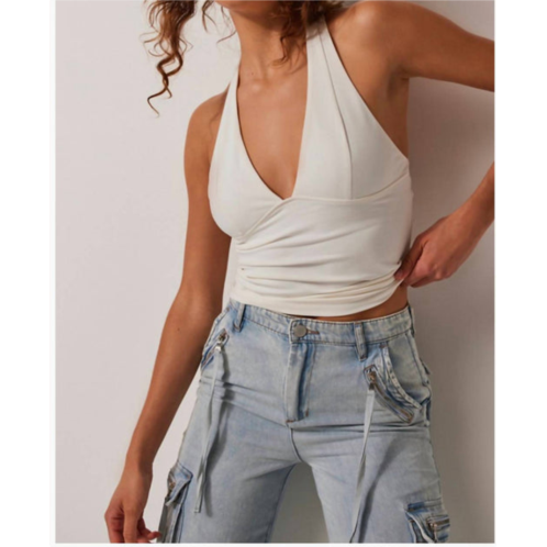 Free People have it all halter top in white