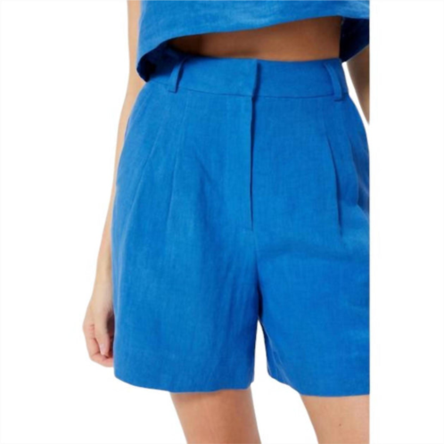 Sophie Rue womens linen shorts in blue