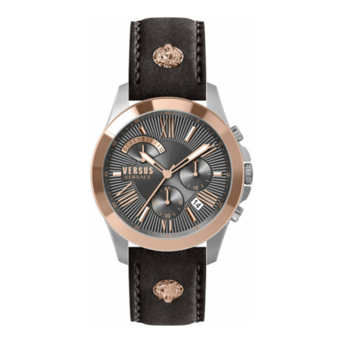 Versus Versace chrono lion strap watch