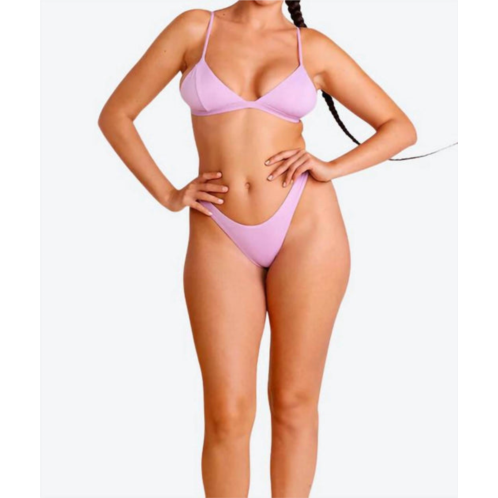 Bromelia Swimwear valentina triangle top in lilac