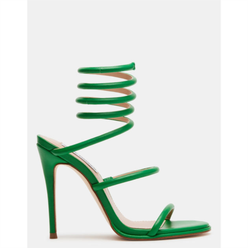 Steve Madden exotica green leather