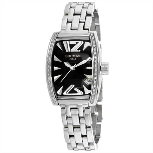 Locman womens classic black dial watch