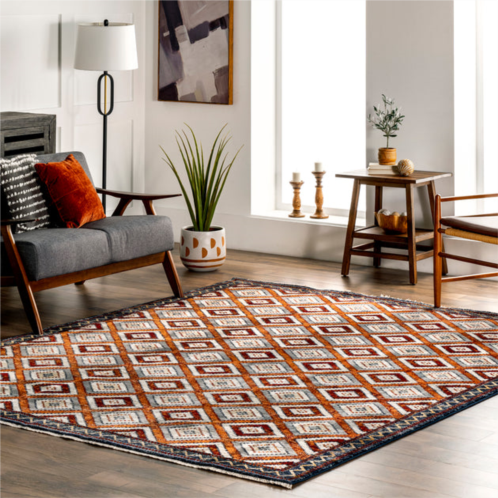 NuLOOM bernice southweastern diamond borderd area rug